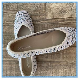 Vivaia Flats - Breathable, and Soft as a Cloud Cozy square toe box and stretchy